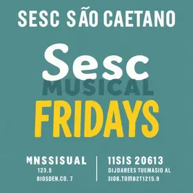 Sesc São Caetano sextas musicais