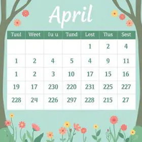 calendário da Paraoficina Móvel