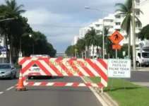 interdição Avenida do Estado