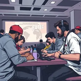 equipes de três Fatecs