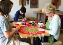 oficinas de mandalas e feltragem
