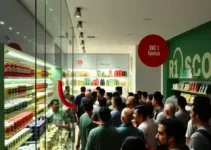 inauguração de loja no Brás